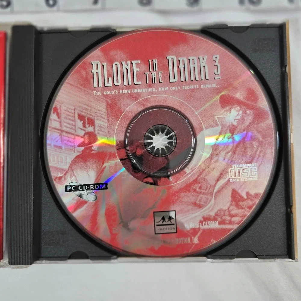 Alone in the Dark 3 PC Game 1994 Vintage Horror Western CD-ROM I-Motion CIB‎